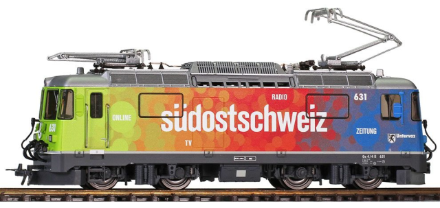 1258 175 RhB Ge 4/4 II 631 "Südostschweiz"