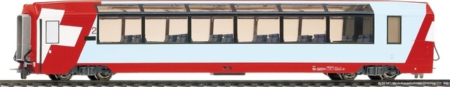 3689 128 RhB Bp 2538 HO 2 rails