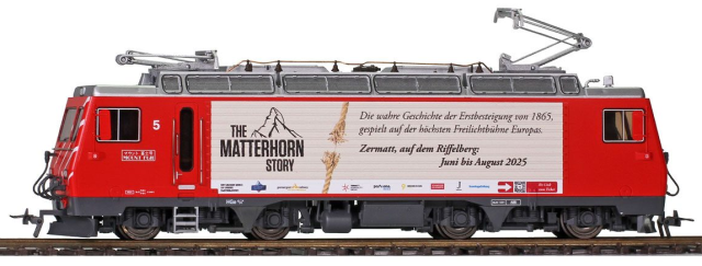 1562 565 MGB HGe 4/4 II 5 "Matterhorn Story" HO 3 rails Digital
