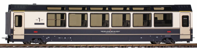 3547 331 MOB As 191 "GoldenPass Express" HO 3 rails