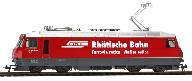 1659 167 RhB Ge 4/4 III 647  HO 2 rails