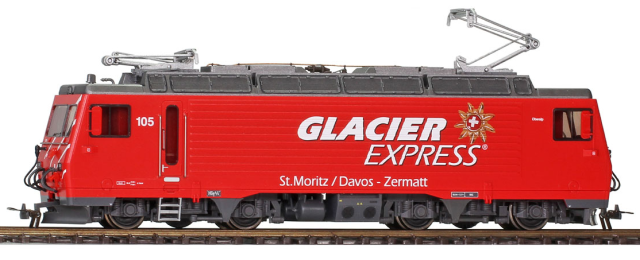 1262 275 MGB HGe 4/4 II 105 Refit "Glacier Express"